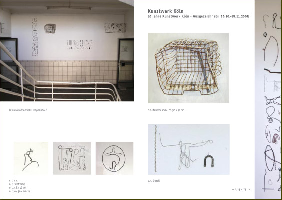 katalog stephan brenn drahtzeichnung