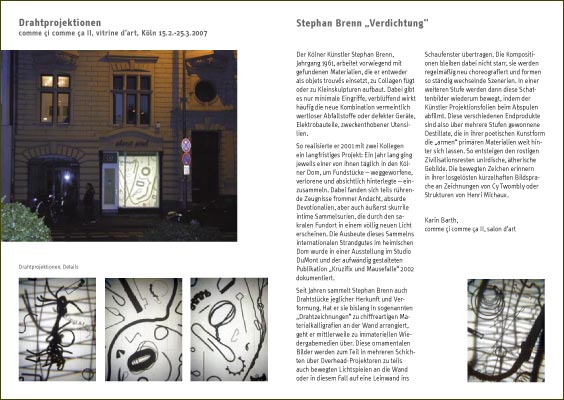 katalog stephan brenn drahtzeichnung